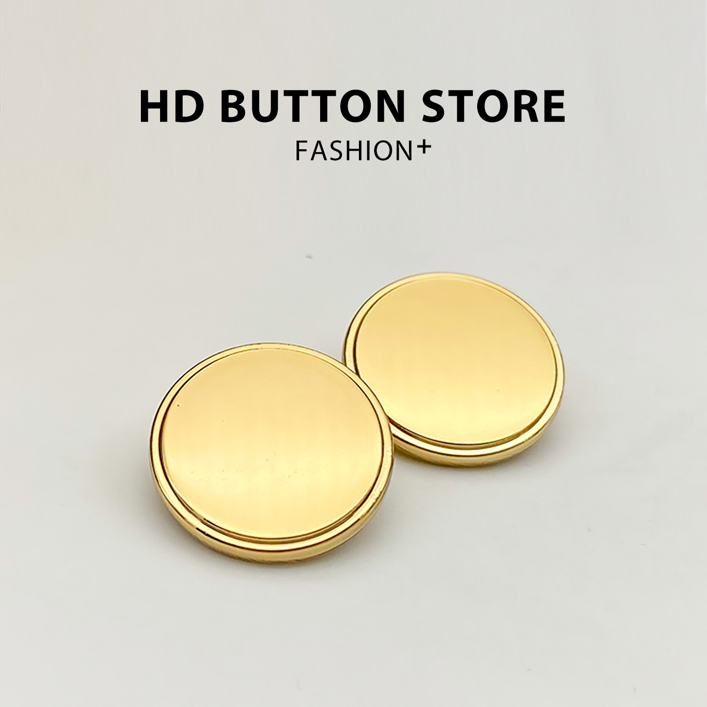 高端实心香槟金色平面男女衣服外套西装扣子毛衣开衫纽扣圆形钮扣