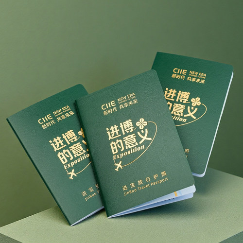 第8届进博会文创旅行护照徽章