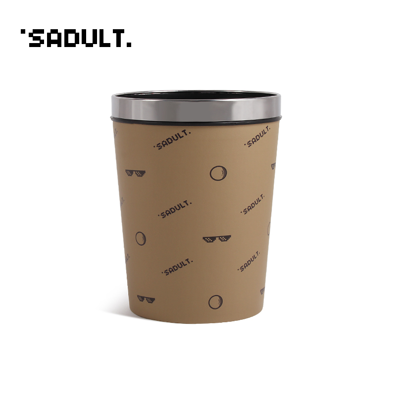 SADULT潮牌创意个性圆形垃圾桶