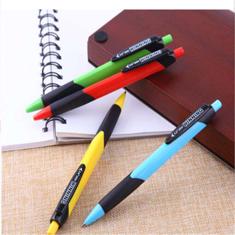 韩版创意可爱圆珠笔 文正2055A 0.7mm三角办公圆珠笔 学习专用笔