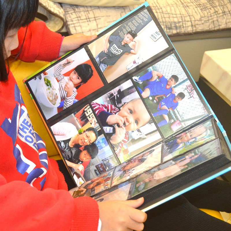 4R6寸相册本儿童宝宝旅行500张插页式家庭影集成长纪Z念插袋相簿