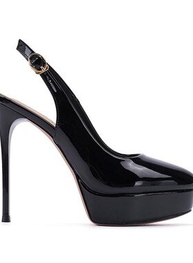 12cm尖头超高跟鞋防水台细跟圆头包B头凉鞋女气质白色裸色11cm13c