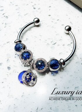 璀璨之星冷淡风气质镀铂金手镯手链ins风女N 韩版简约学生森系闺