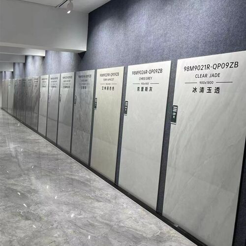 广东90018k00大厂岩板家装别墅客厅悬空电视背景墙工程地板瓷砖