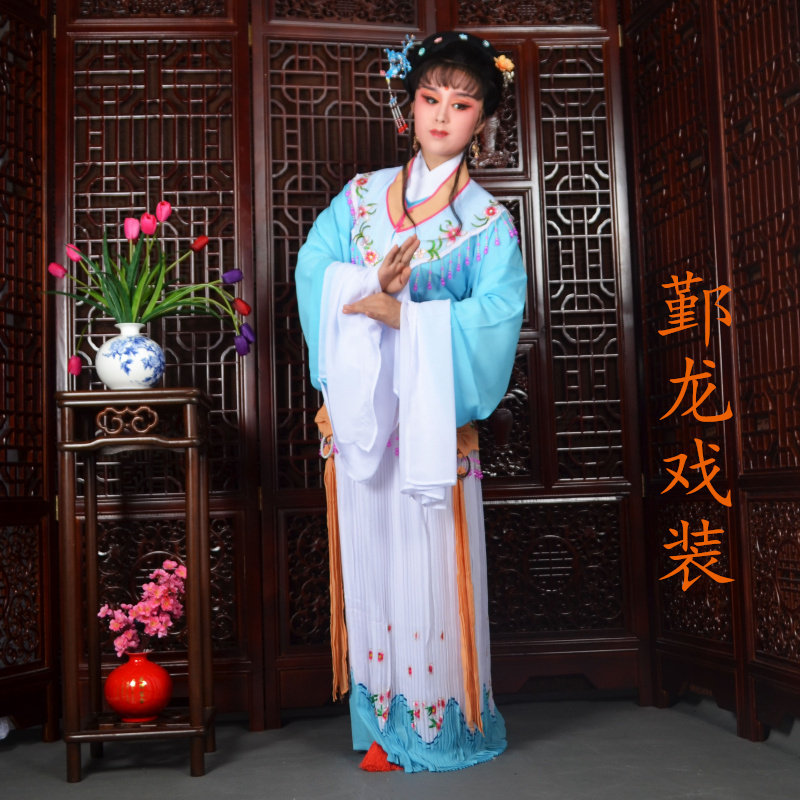 新品戏曲小旦花旦越剧黄梅戏小姐小花旦服装仿上越版Z黛玉服03