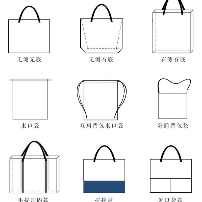 帆布袋定制logo图案手提环保袋学生购物袋单肩女棉布袋帆布包定做