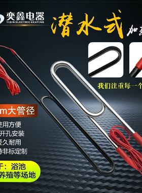 防水加热器 水池加热棒大功v率热得快 工业潜水加热管 水箱发热管