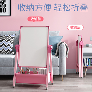 画板家用教学写字板儿童小黑板磁性支架涂鸦板无尘画架擦宝宝白板