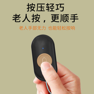 老人呼叫器无线牀头家用病人按铃器呼救铃闪光呼唤铃看护门铃