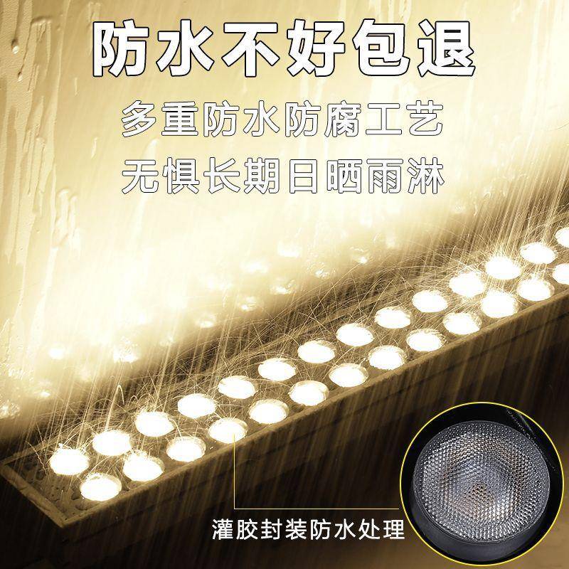 LED洗墙灯大功率超亮户外防水单色七彩婚庆广告桥梁酒店亮化射灯