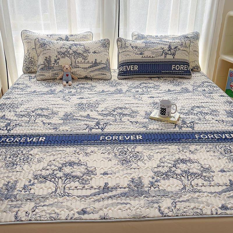 冰丝乳胶凉席三件套夏季儿童可水洗学生宿舍床单人空调席子可机洗