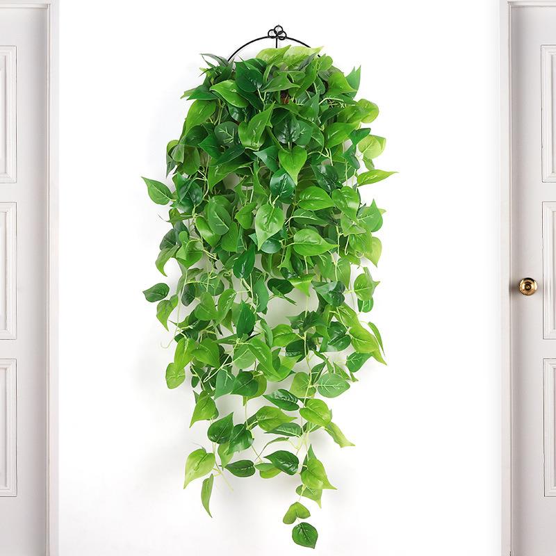 仿真爬山虎绿萝过胶绿叶壁挂假藤条藤蔓植物藤条