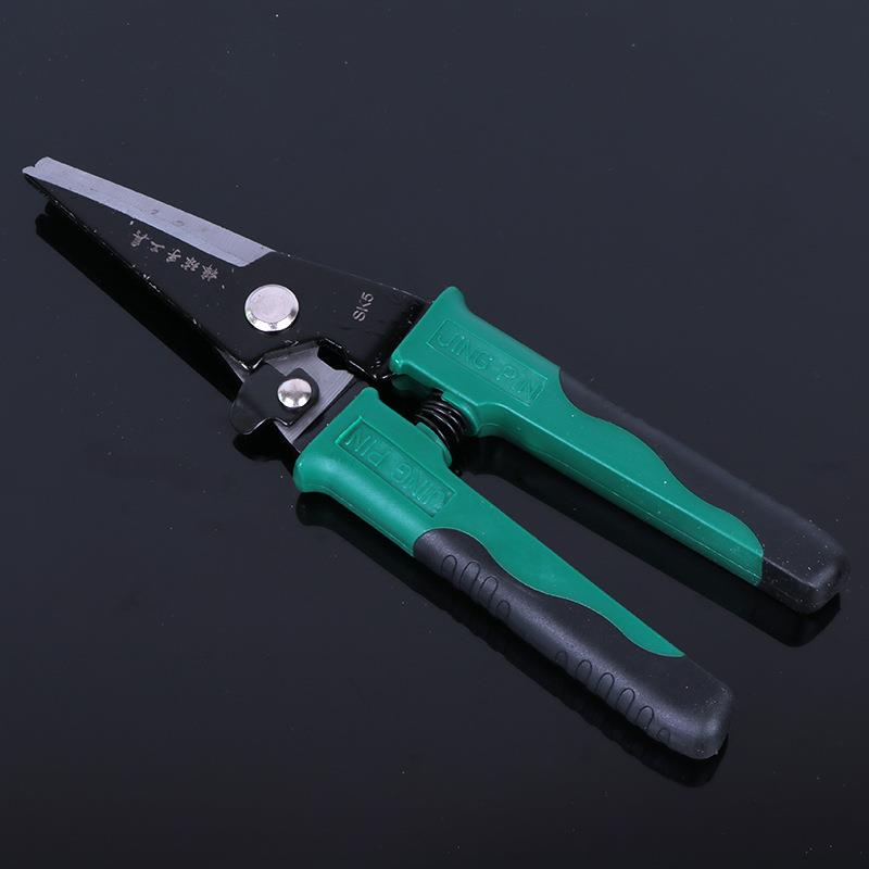 65#锰钢多功能剪 9寸电缆剥线剪 8寸直头弯头多功能剪