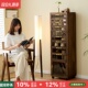 实木茶具收纳柜牙科柜首饰文玩整理柜子多层抽屉可视玻璃移动角柜