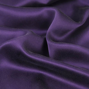 宽幅重磅砂洗真丝重缎布料 连衣裙面料 重磅霜感真丝素绉缎服装