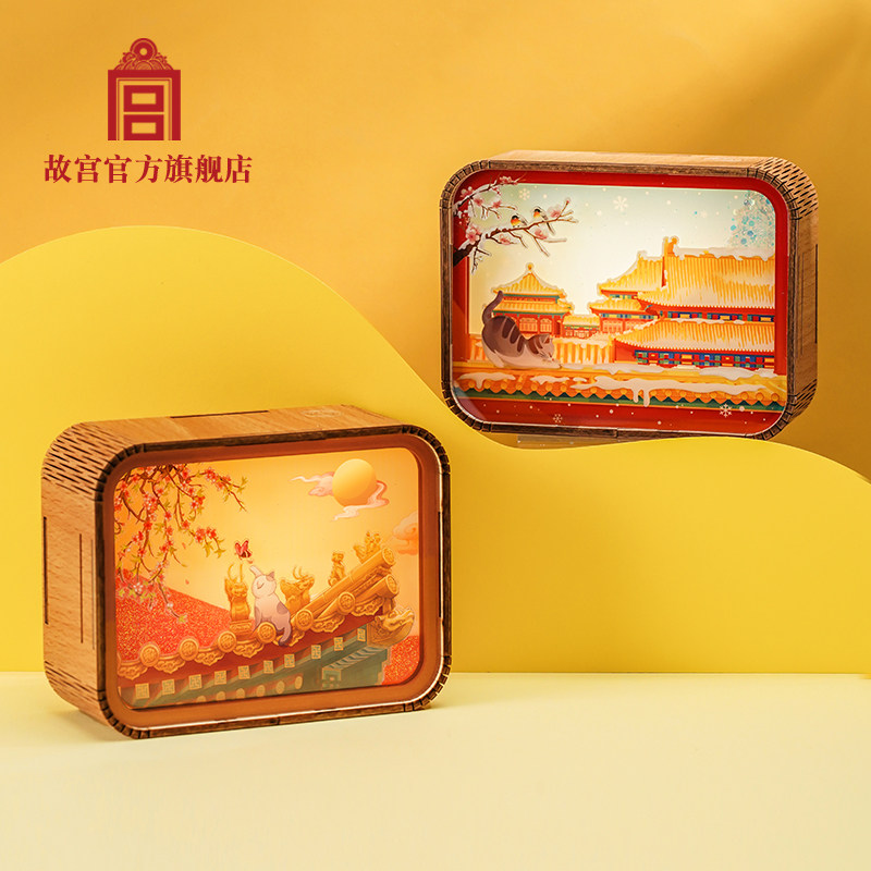 故宫宫猫系列流沙灯创意礼物