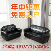 美式 店沙发出租房公寓双人三人迷你经济型便宜小沙发 小户型服装