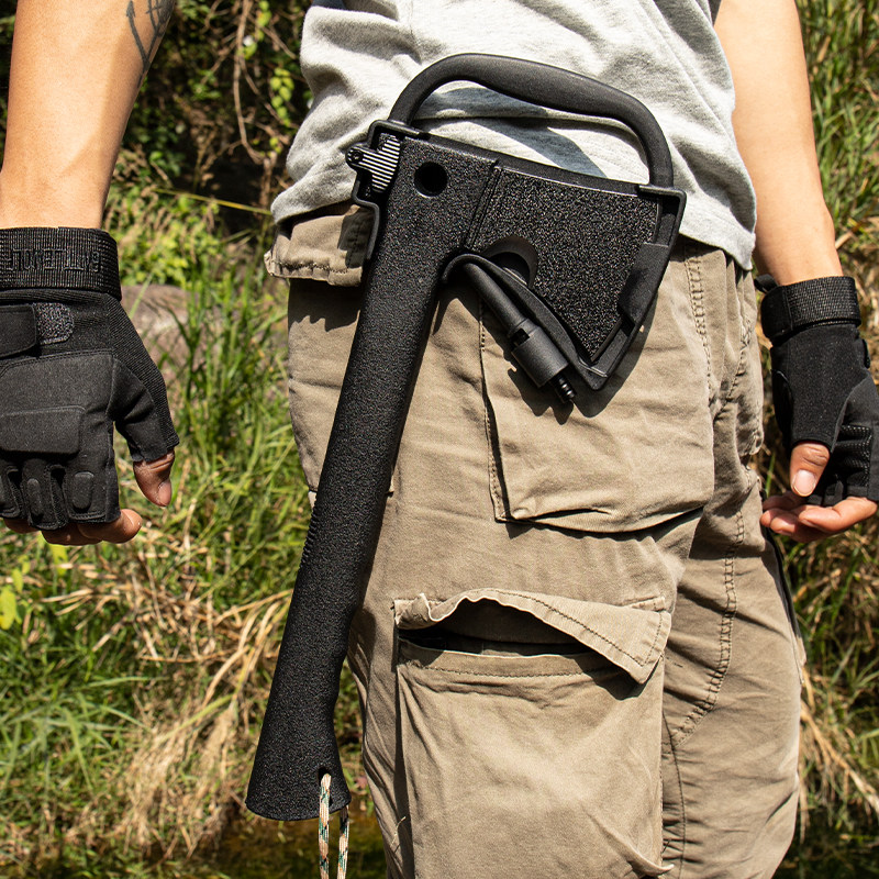 户外工兵斧多功能战术斧头户外开山斧野营野外生存手斧子用品装备