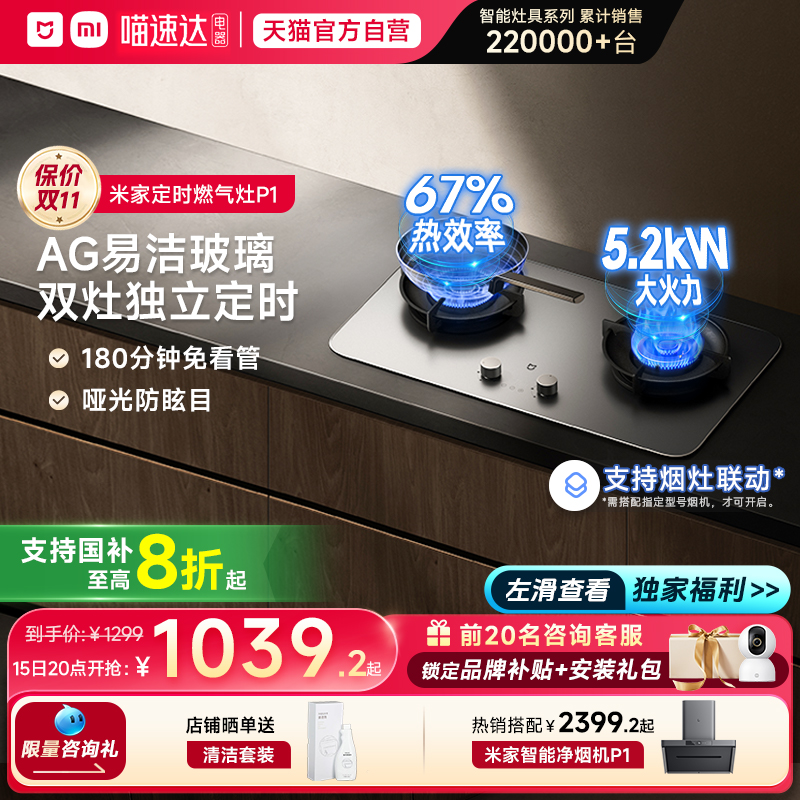 【咨询享清洁套装】P1定时灶