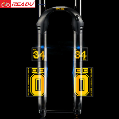 奥林斯Ohlins RXoF34 m.2 山地自行车前叉贴纸装饰改色贴翻新遮瑕