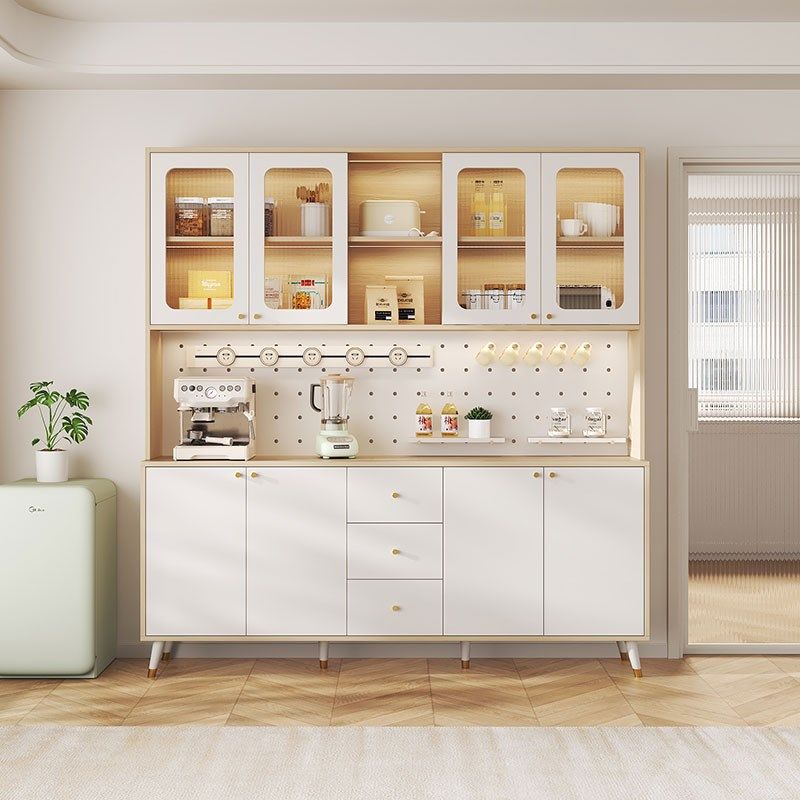 原木风餐边柜靠墙一体客厅酒柜厨房茶I水柜墙边柜餐柜置物储物柜,住宅家具,餐边柜,淘宝优惠券,粉丝福利购,淘宝优惠卷