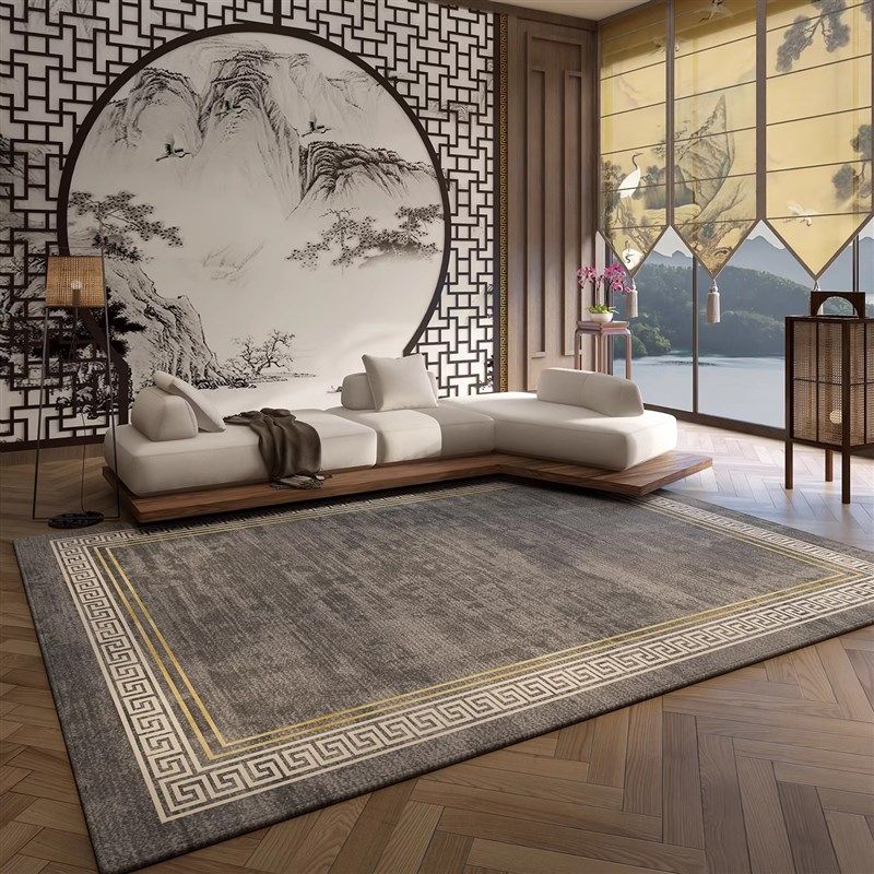 地毯客厅新d中式2024新款免洗可擦房间全铺地垫卧室床边毯防滑脚,居家布艺,地毯,淘宝优惠券,粉丝福利购,淘宝优惠卷