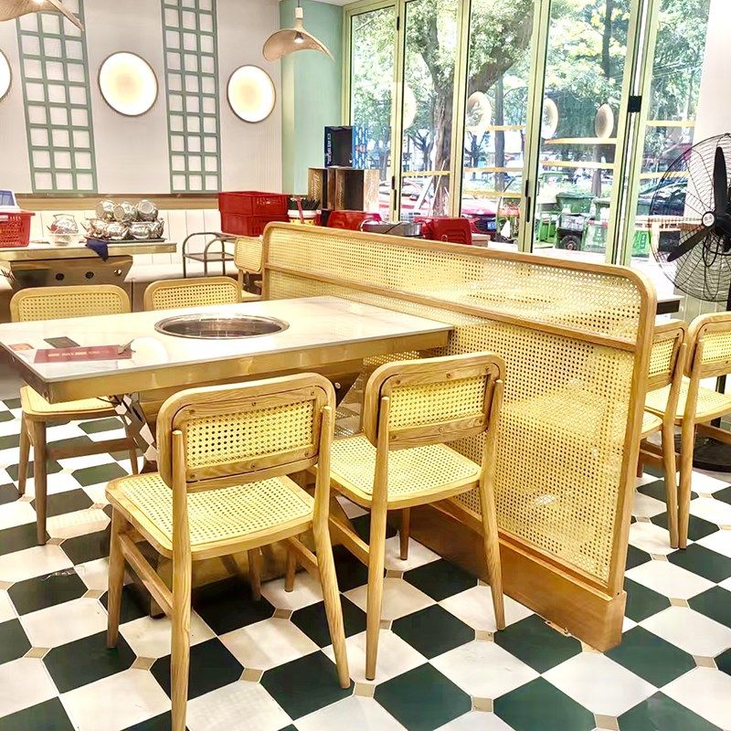 商用餐厅玻璃屏风沙发卡座t矮隔断酒吧火锅店半墙藤编带灯木纹围,商业/办公家具,办公屏风/隔断,淘宝优惠券,粉丝福利购,淘宝优惠卷