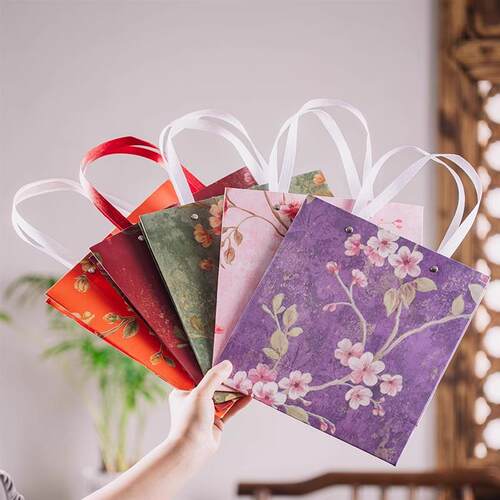 茶叶通版手提袋绿l茶红茶墨红玫瑰滇红普洱茶花茶龙珠手提袋子现