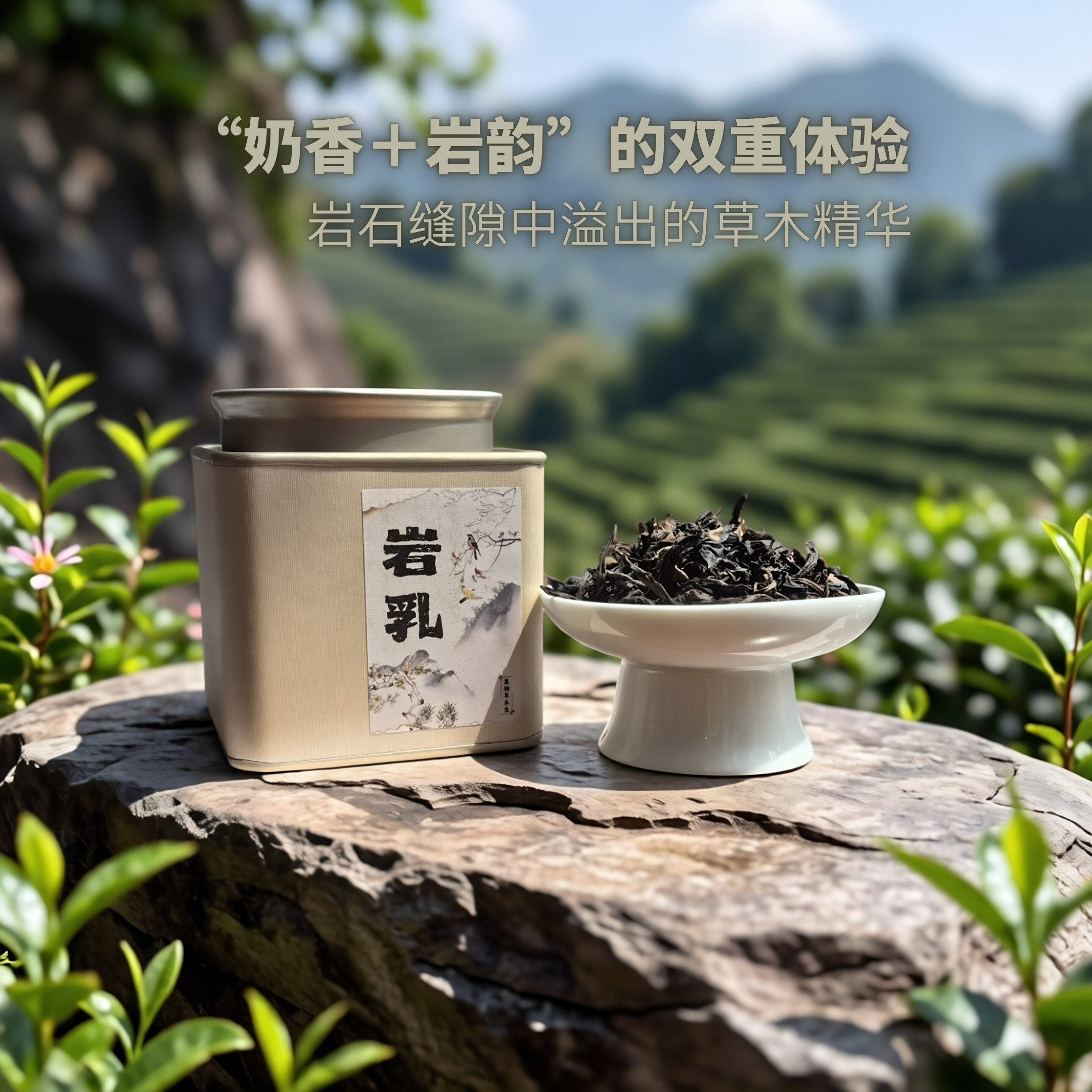 新品【岩乳】武夷山大红袍茶叶奶香岩韵特级罐装岩茶乌龙茶