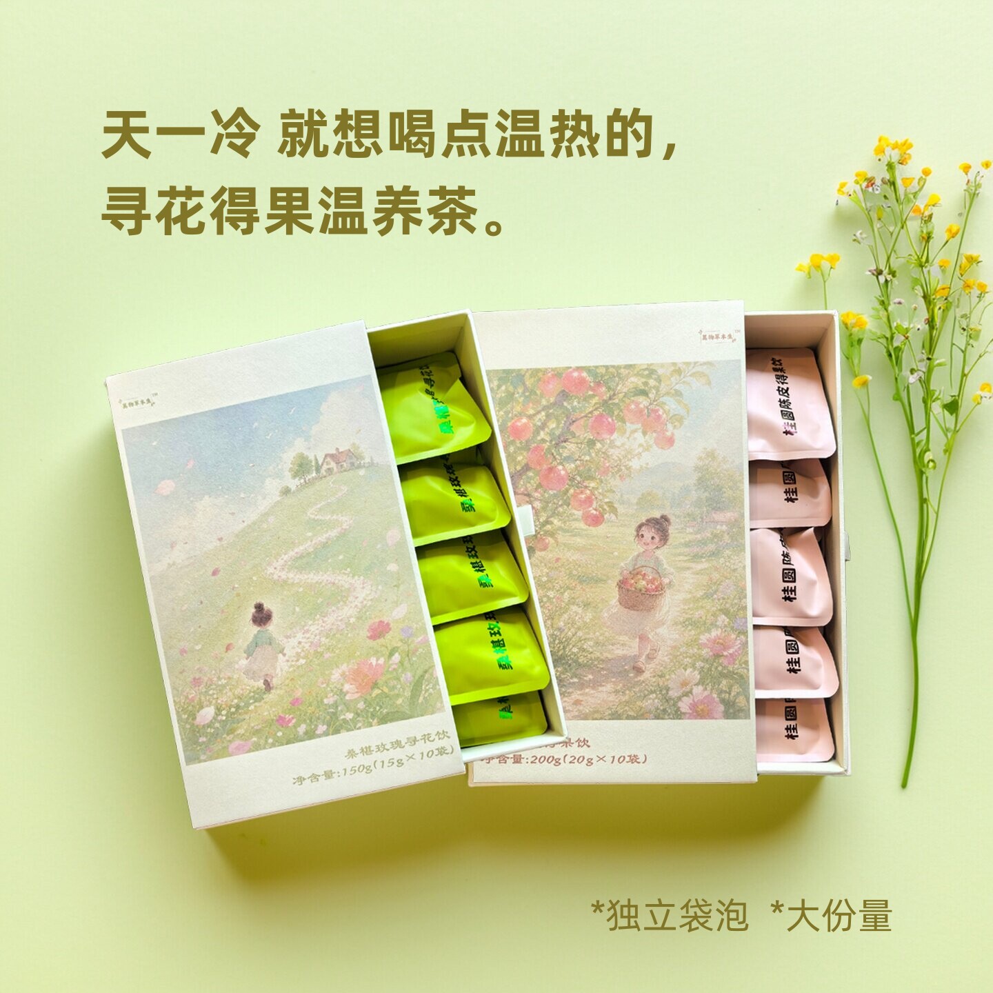 【同款买二发三】寻花得果独立袋泡茶养生代用茶好喝的冷泡花果茶