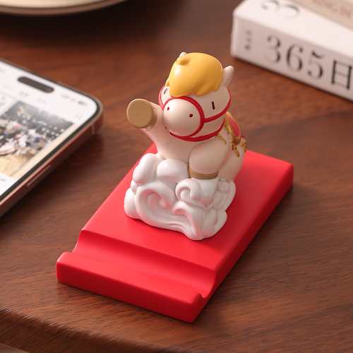 2026马年吉祥物手机支架办公室