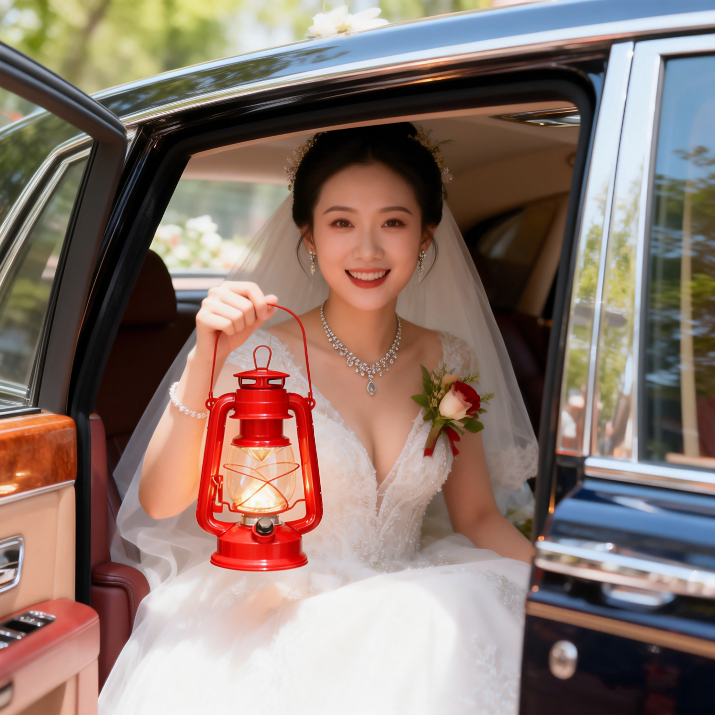 红色婚庆充电马灯结婚接亲路引长明灯添丁进财子孙灯婚礼装饰灯具