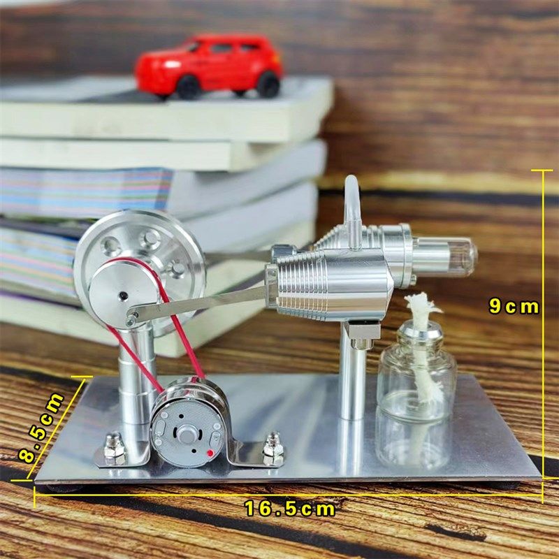 神冰斯特林引擎模型拼装款金属儿童玩具礼品T引擎模型DIY