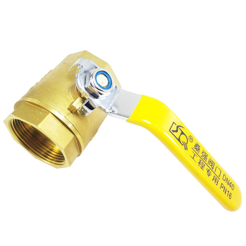1.5寸黄铜阀门DN40球阀 锻压101型双内丝铜球阀 管道关水阀开关