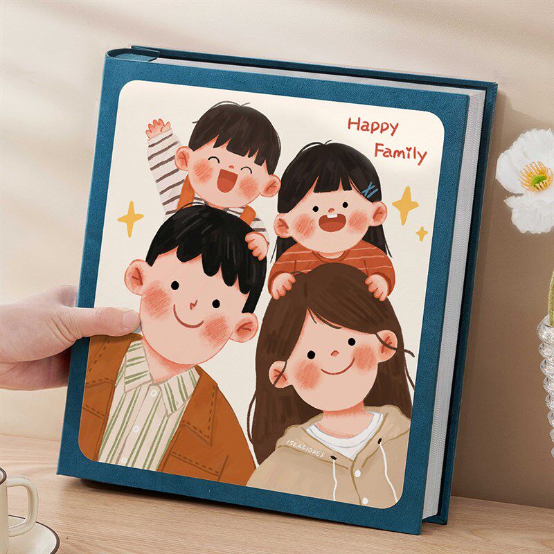 相册本大容量插页式相册儿童家庭纪念影集宝宝成长记录册5寸6寸78