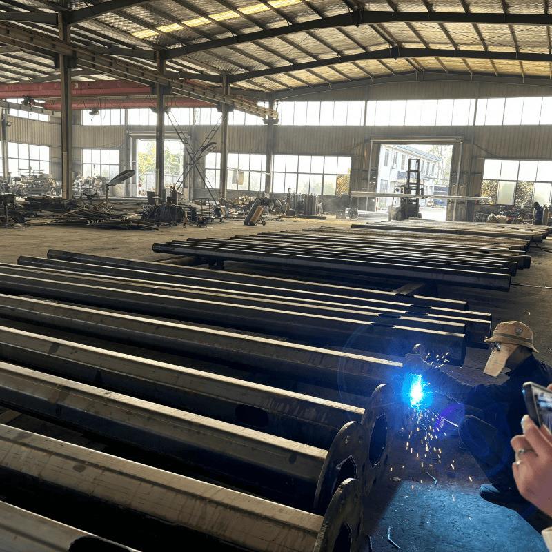 6米/8米/10米/12米/15米户外照明用热镀锌路灯杆圆锥灯杆八棱钢