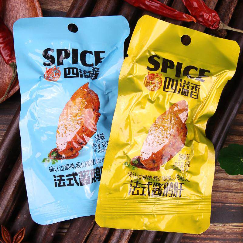 真*ii鹅肝开袋即食法式风味香辣酱鹅肝肉类熟食卤味网红休闲零食