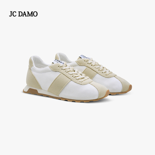 德训鞋 Miu系复古运动休闲鞋 新款 女平底百搭通勤增高 DAMO2025