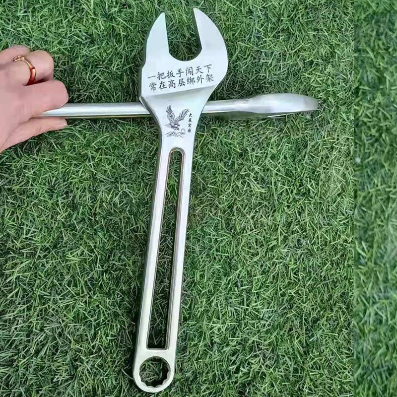 架子工扳手缕空搭棚架外架工多功能19-21-22mm梅开二用呆扳子