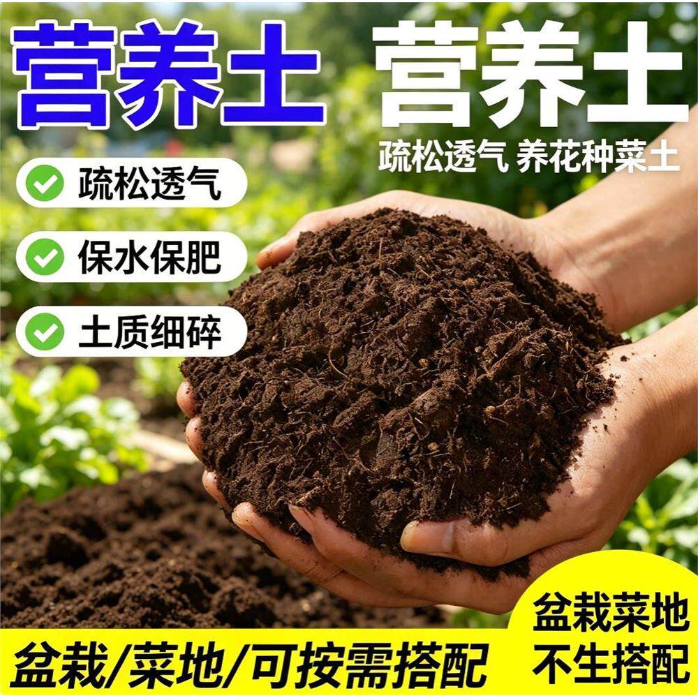 园艺营养土阳台家庭种花