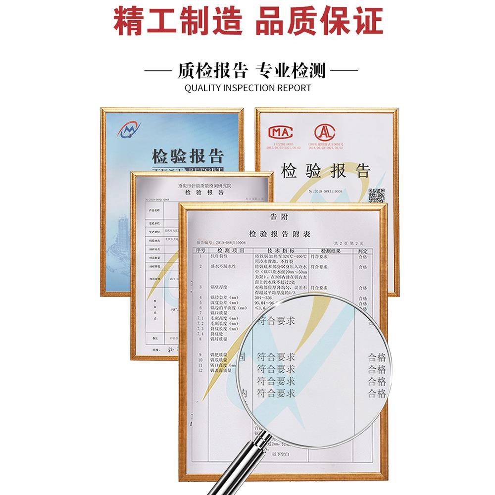 V45O农村大铁锅灶台双耳炒锅无涂层炒菜锅中式不粘锅特大号铁锅老