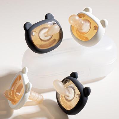 安抚奶嘴0到3-6个月套装防胀气一岁以上新生婴儿安抚嘴睡觉防龅牙