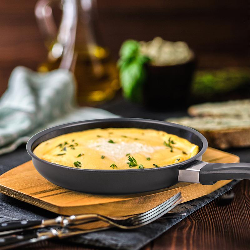 低身不脏锅的煎锅宝宝辅食平底锅不粘锅家用无油煎蛋锅20H