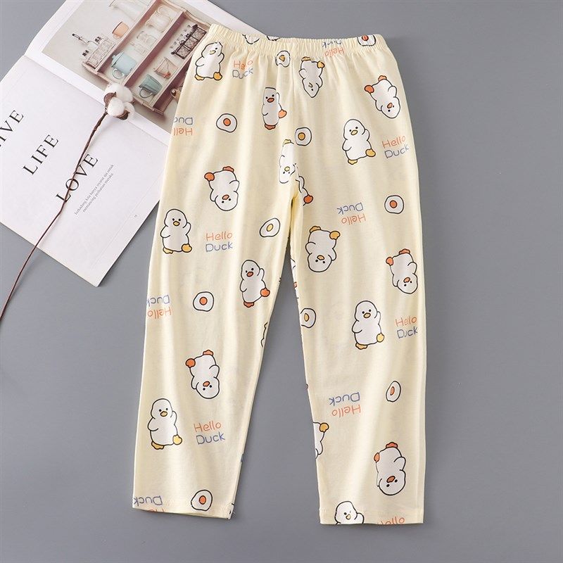 文波儿童睡裤纯棉夏季薄款男孩家居裤女童空调裤防蚊裤中大童长裤,童装/婴儿装/亲子装,家居裤/睡裤,淘宝优惠券,粉丝福利购,淘宝优惠卷