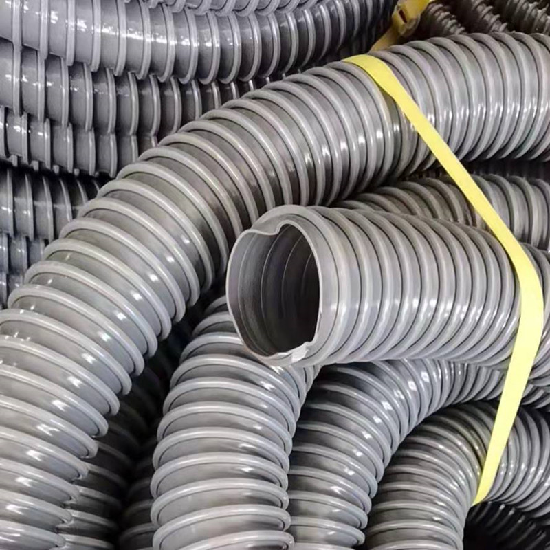 排风管方筋管灰骨管PD工业吸尘管木工吸料管塑筋管通风管波纹管子