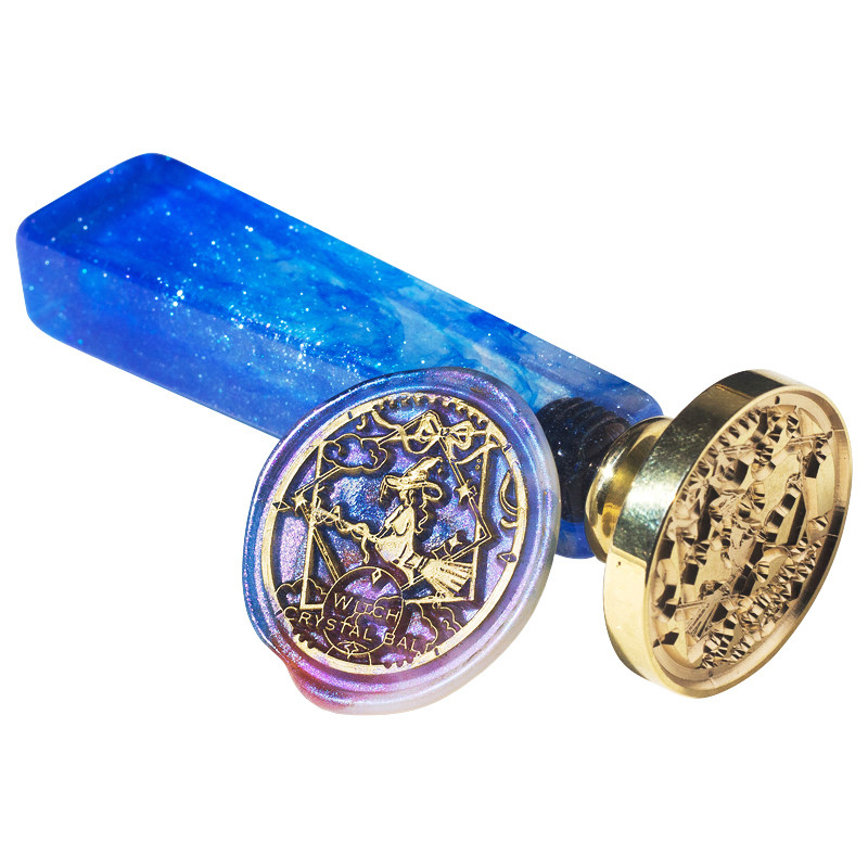 墨下【暗黑童话Vol.2】小魔女火漆印章 蜡粒手柄套装礼盒信封封口