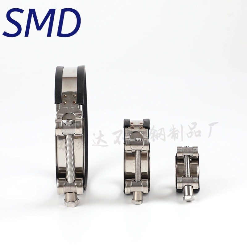 304不锈钢胶条强力卡箍 欧式抱箍加厚管箍喉箍管卡固定卡子管夹