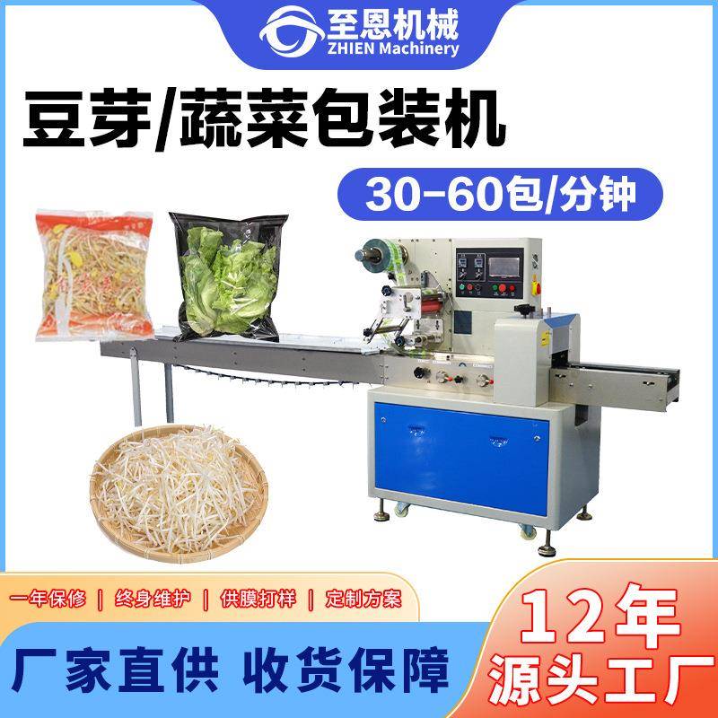 全自动多功能枕式包装机蔬菜河粉包装机