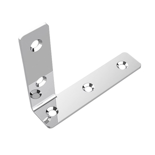 不锈钢T型折弯角码直角固定器家具固定角铁连接片直条角码t型支架