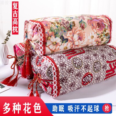 荞麦枕头成人四季助眠高枕头硬枕头单人宫廷枕家用护颈方形苦荞枕